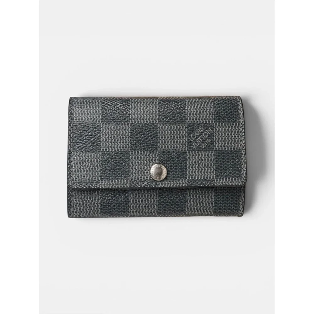 Louis Vuitton Damier Graphite 6-Ring Key Holder w/Box & Dust Bag Quiet Luxury